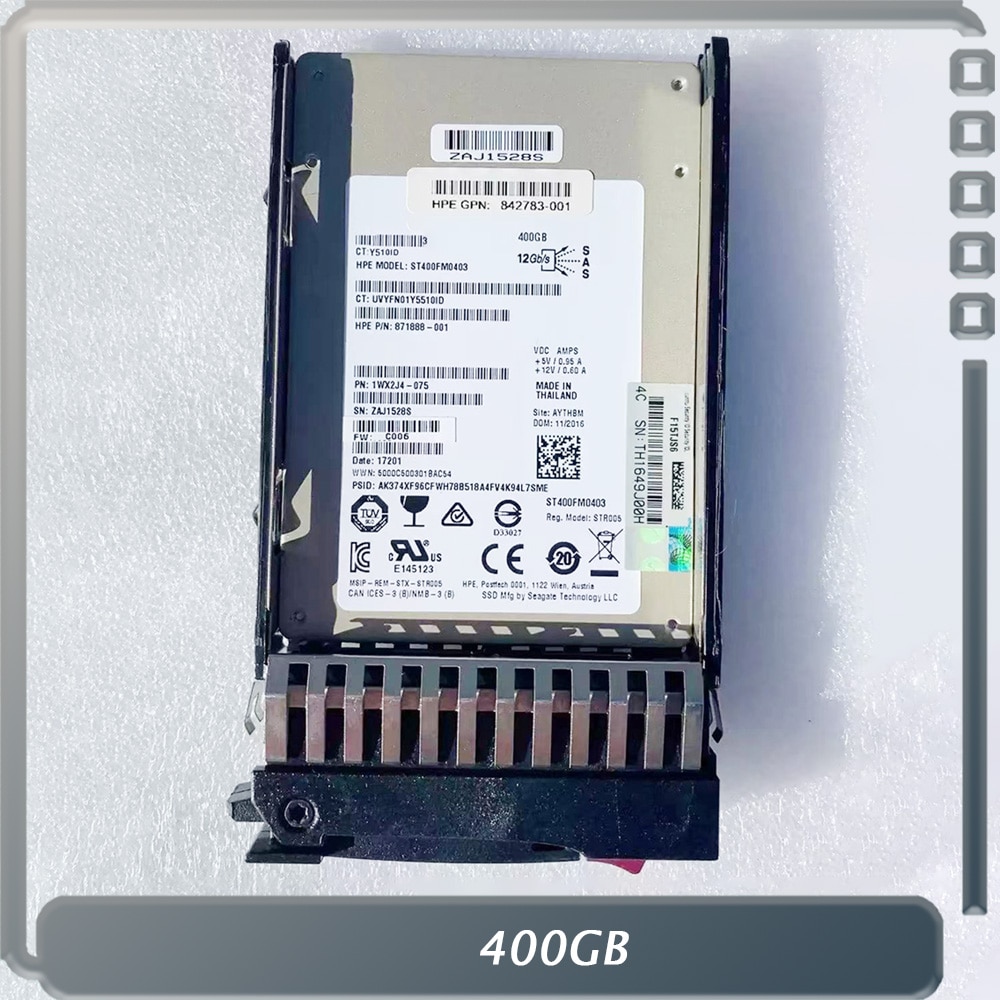 400GB, HPE N9X95A 841504-001 MSA 400G 12G SAS ȥ  2.5 SSD